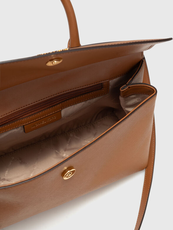 MD TH SATCHEL  black leather bag - 6