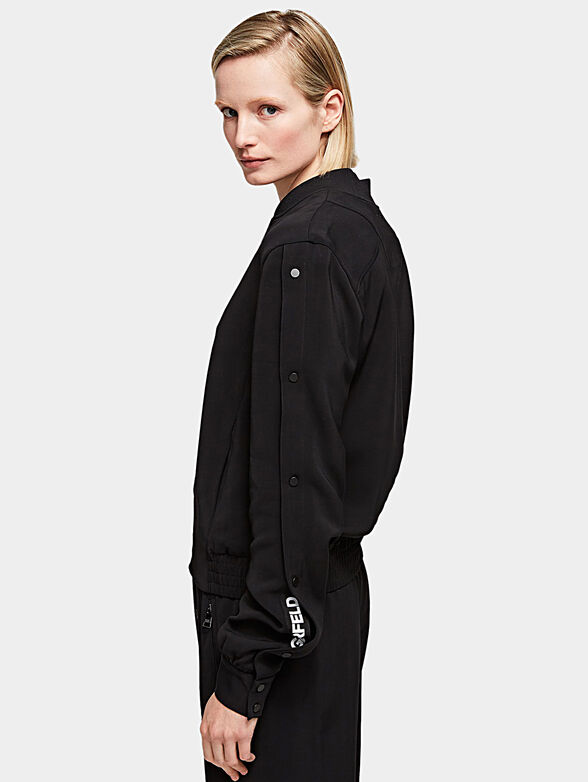 Bomber with buttoned sleeves - 6