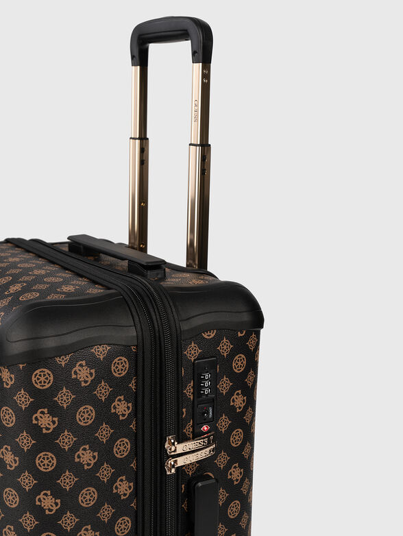 Suitcase with monogram print - 5
