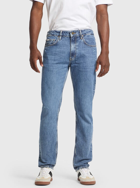 Blue slim jeans - 1
