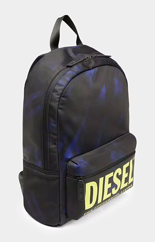 Diesel Black Branded Backpack Diesel Pak'r Backpack Black FARFETCH NO