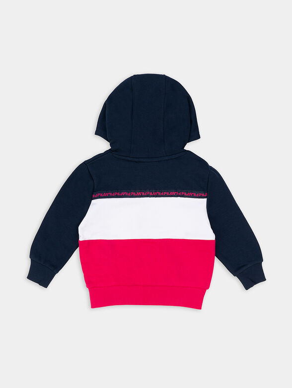 LUNA sweatshirt with color-block effect - 2