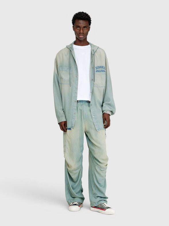 Oversized hooded shirt - 2