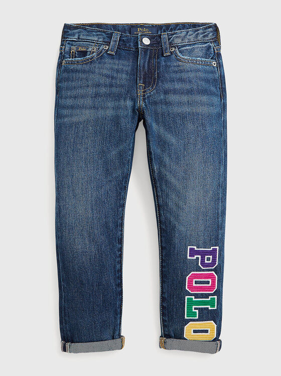 Boyfriend jeans with logo detail - 1