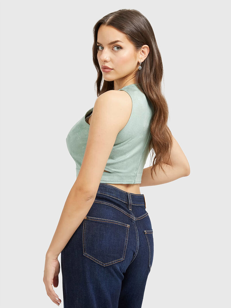 NAOMI top with cut-out accents - 3