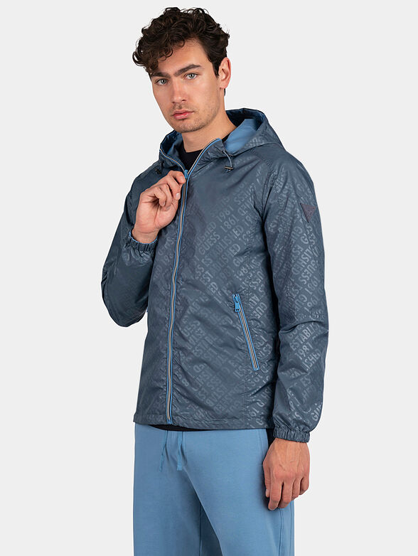 Reversible jacket with logo print - 1