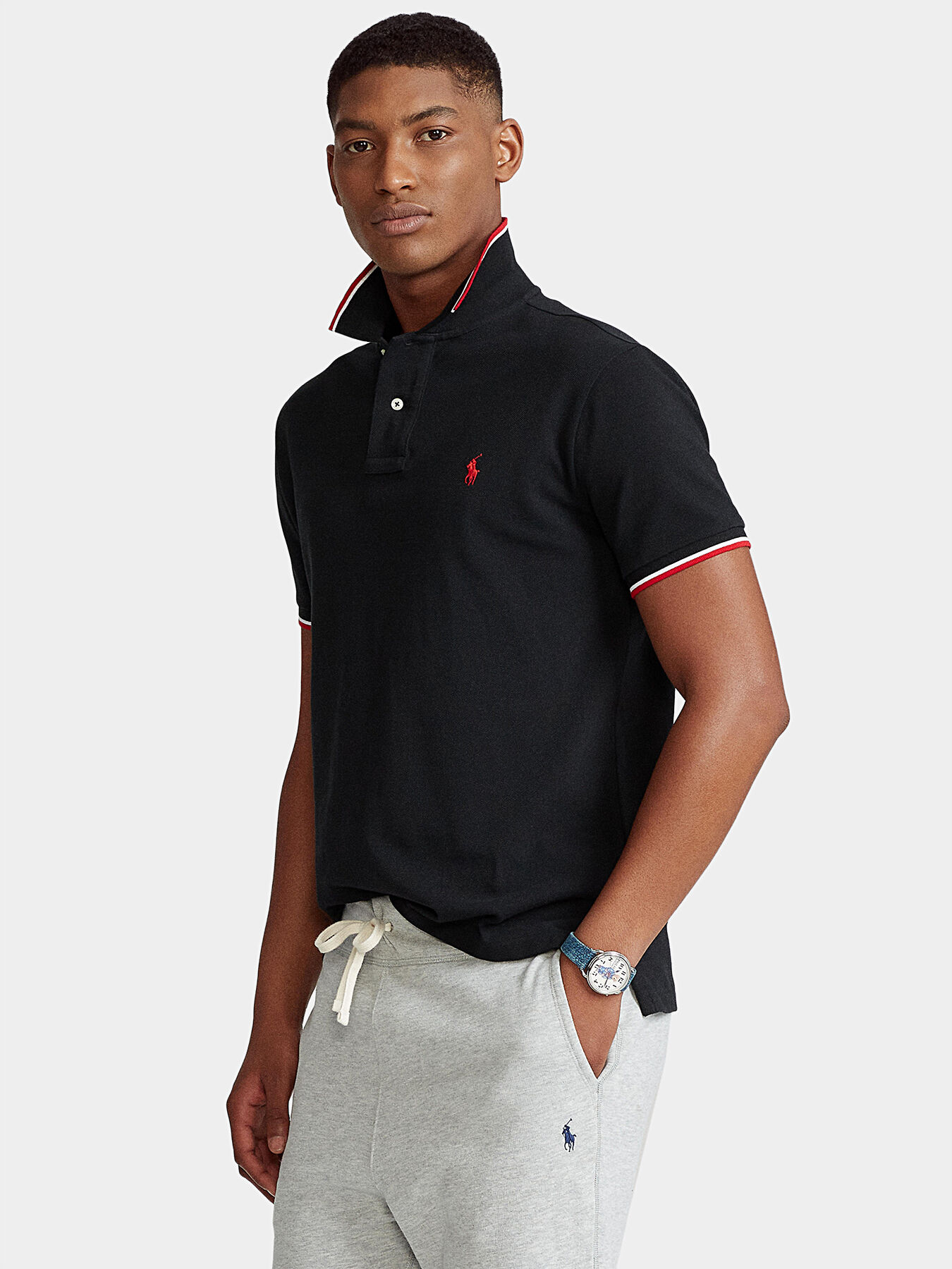 Cotton polo shirt with logo brand POLO RALPH LAUREN Globalbrandsstore en