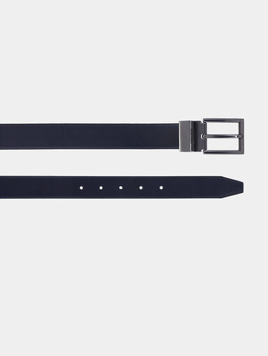 Reversible leather belt - 4
