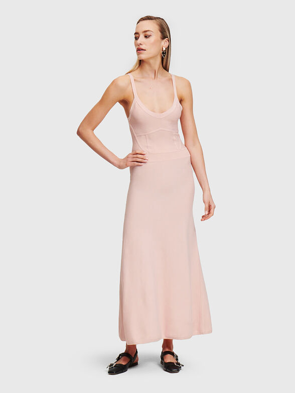 Sleeveless knitted dress - 4