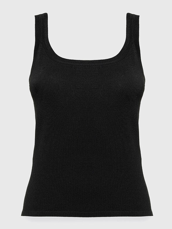 Cardigan with knitted top - 2