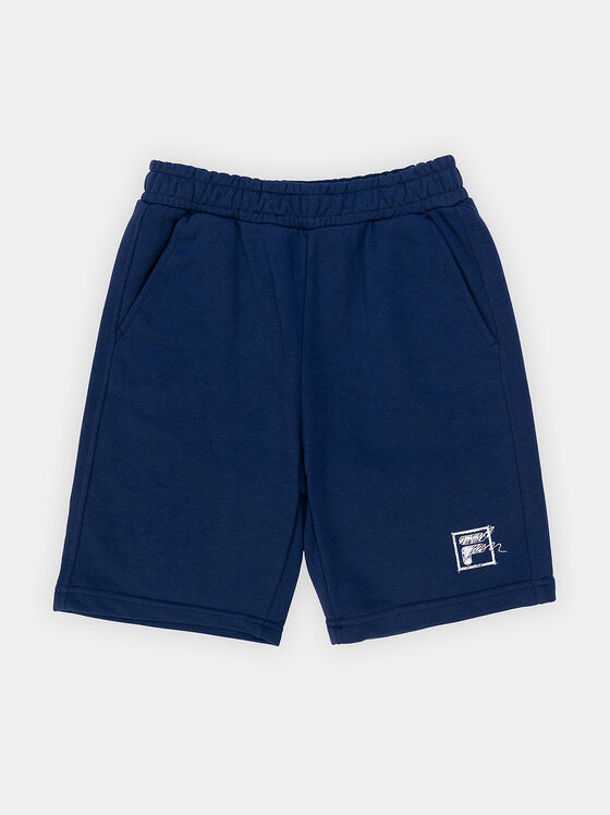 Спортни къси панталони BROWNSVILLE в син цвят - 1