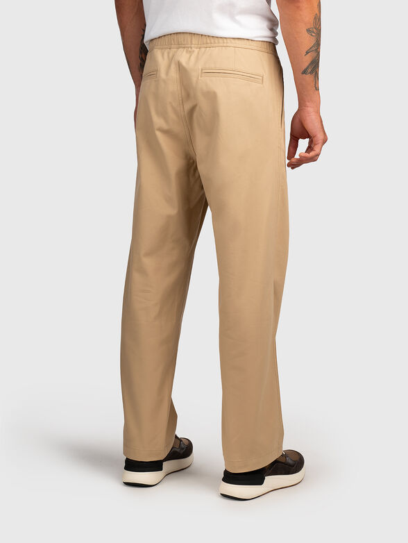 Cotton trousers with elastic waist - 2