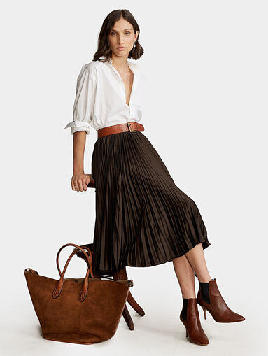 Brown skirt - 4