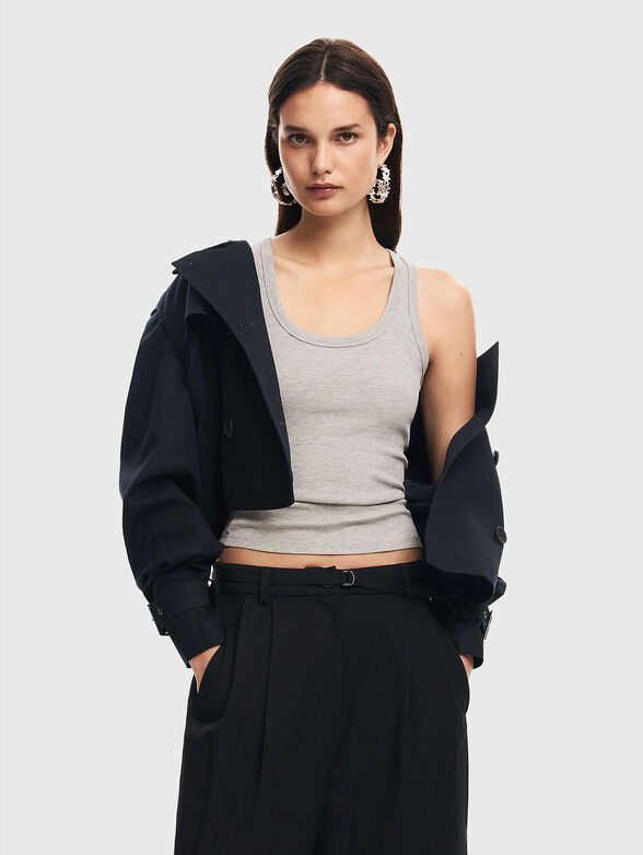 RIN black pants with floral embroidery - 5