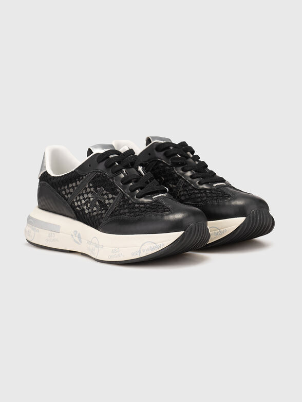 CASSIE sneakers with perforated texture - 2