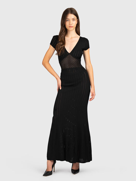 Dress with a V-neckline