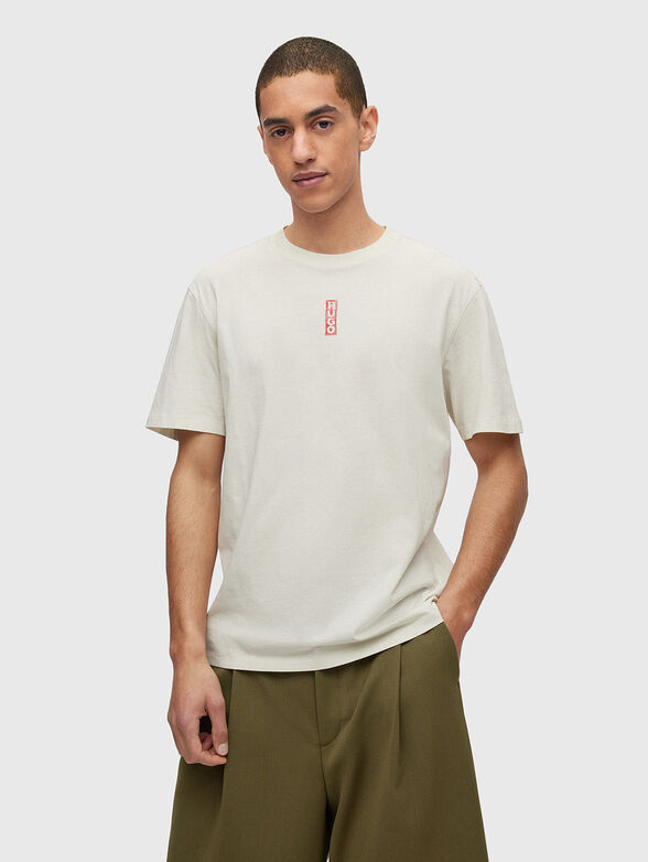 T-shirt with vertical logo - 1