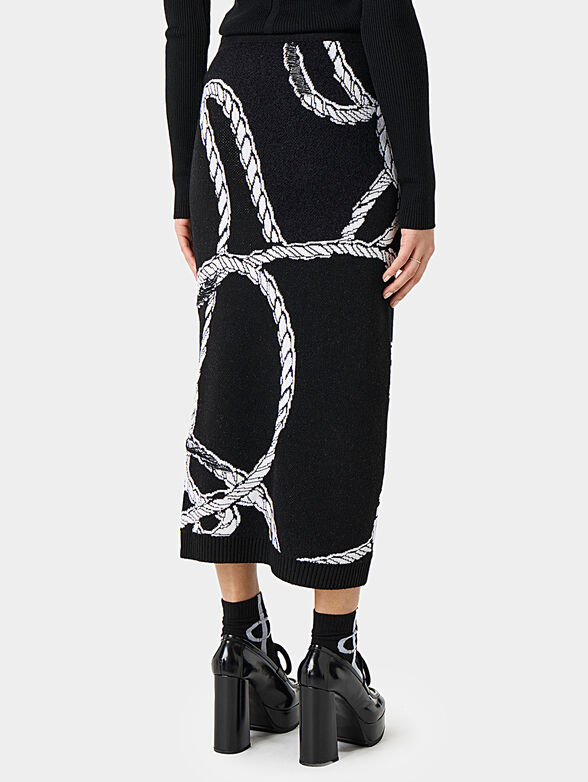 Knitted midi skirt - 2