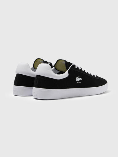 BASESHOT black suede sneakers - 3