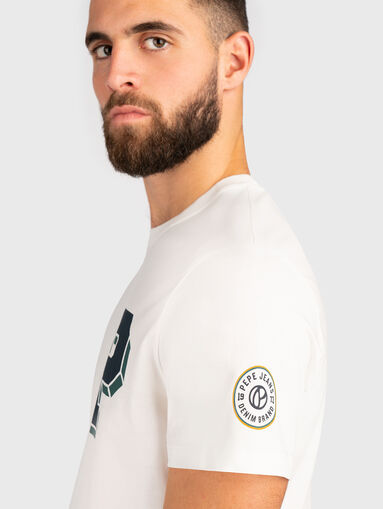 WONTY cotton T-shirt with logo - 5