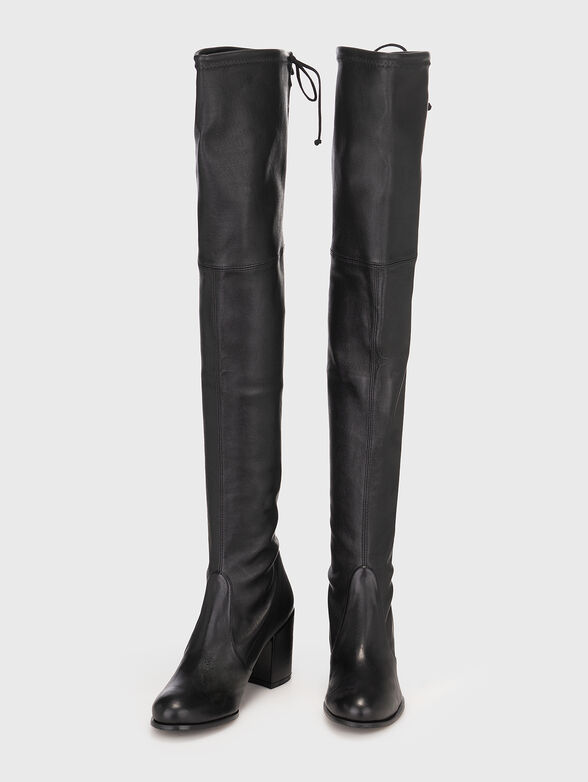 TIELAND genuine leather heeled boots - 6