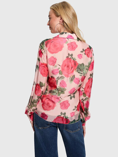 Floral print shirt - 3