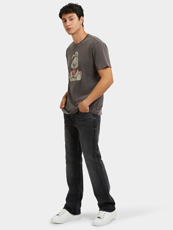 HUG BUNNY T-shirt with art print - 2