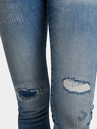 Skinny jeans in black color - 3