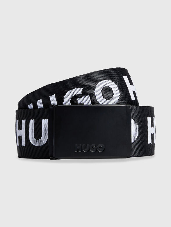 GARRATT textile belt with logo accent - 1
