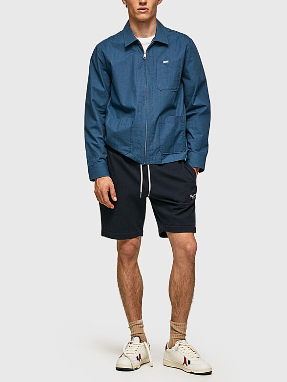 EDWARD blue shorts with ties - 4