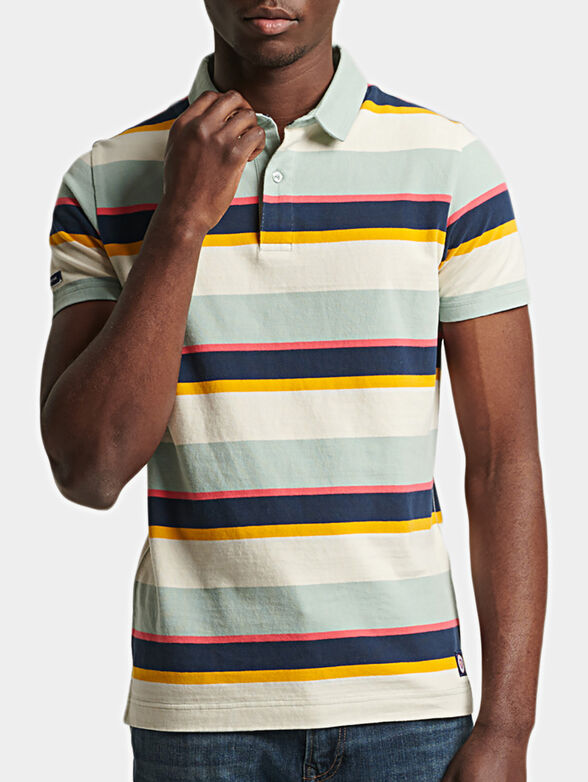 Polo shirt with multicolor stripe - 1