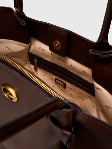 Large bag with a gold-colored logo - 5