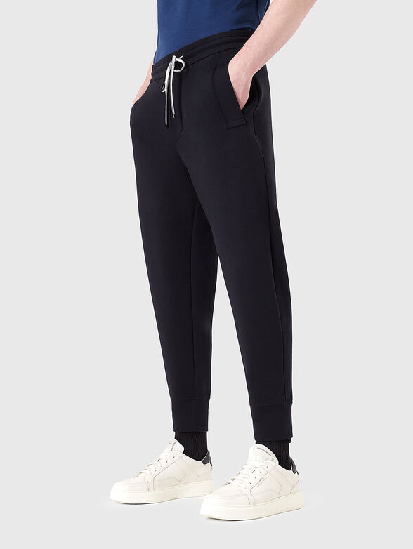 Dark blue sports trousers - 1