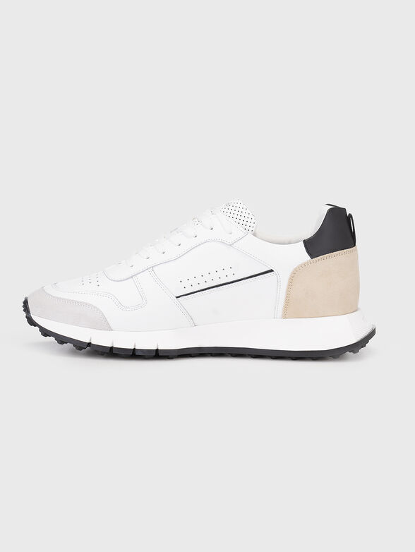 KILIAN leather sports shoes with contrasting details - 4