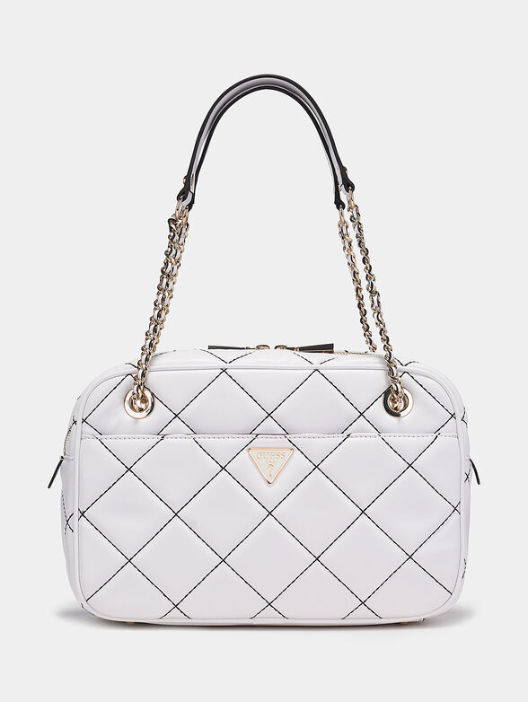 CESSILY white bag with logo accent - 1