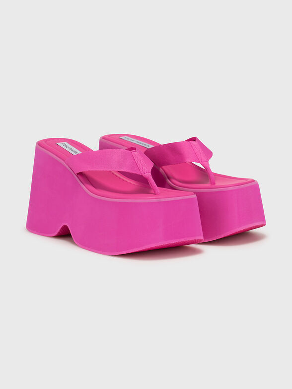 GWEN sandals in fucsia color - 2