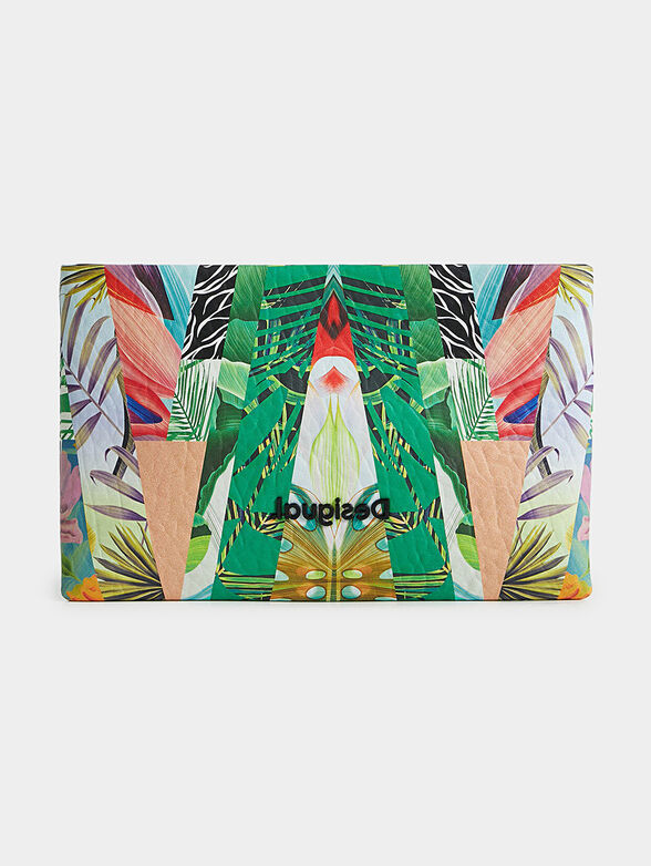 Wallet with tropical print - 1