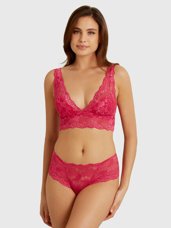 PRIMULA COLOR bralette with floral embroidery  - 2