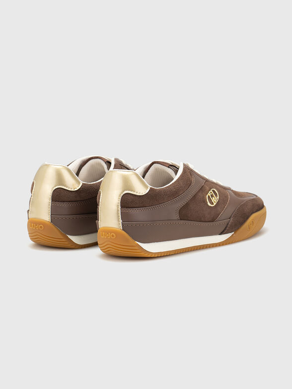 LEWIS 01 leather sneakers - 3
