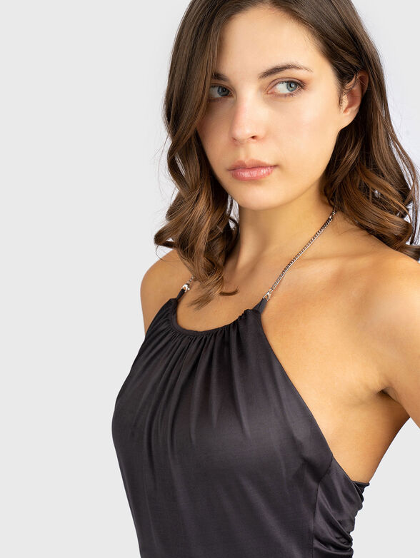 D-IREN mini dress with halter neckline - 3