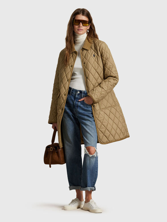 Quilted coat with pockets - 2
