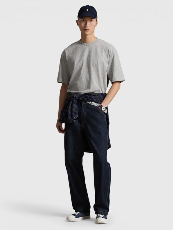 Gray cotton T-shirt - 2