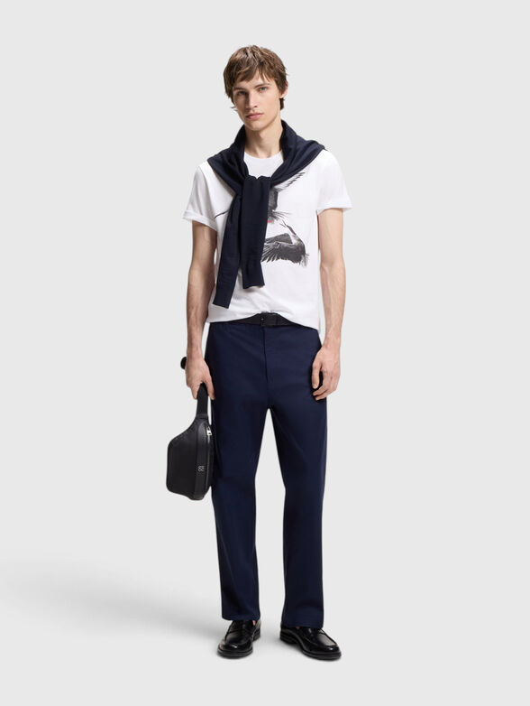 DIRUNN T-shirt with contrasting print - 2