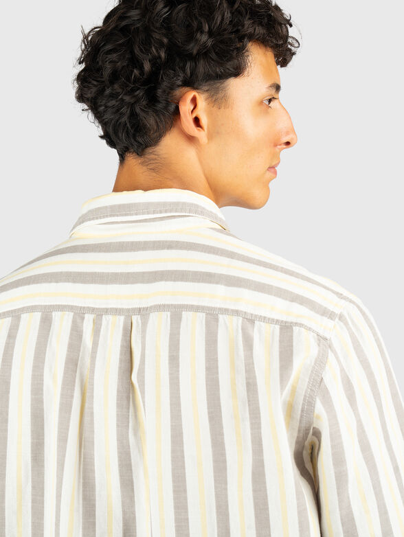Stipe cotton shirt - 4