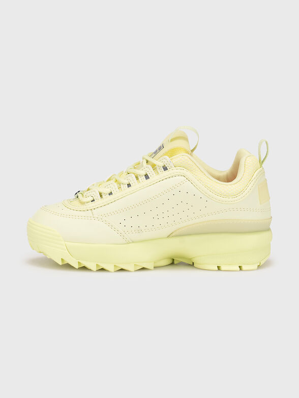 DISRUPTOR T white sports shoes with logo - 4