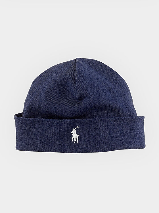 Синя шапка с лого - 1