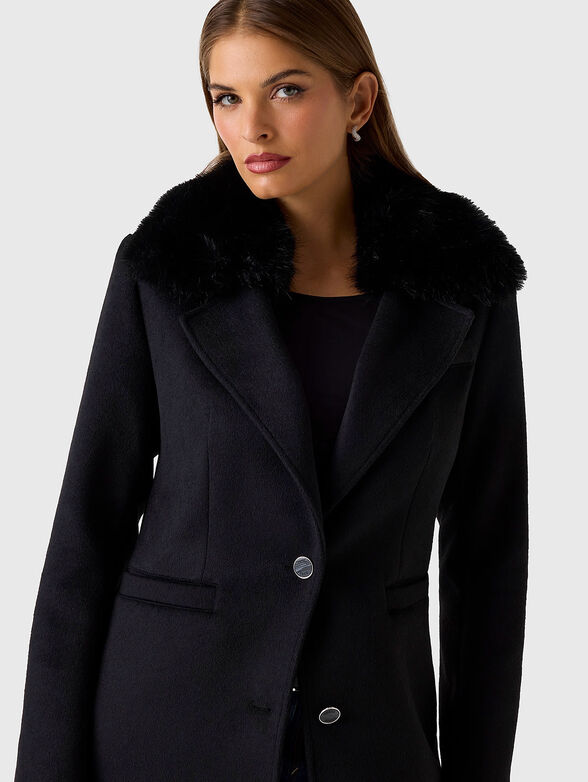 KAROLE wool blend coat - 4
