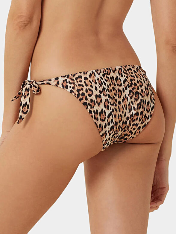 ESSENTIALS bikini bottom with leopard print - 2