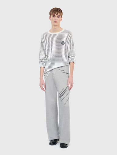 Striped blouse in wool and cashmere - 5