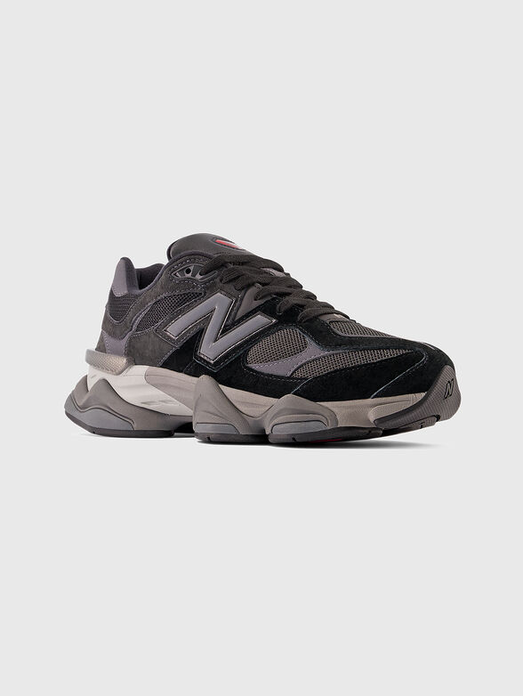 9060 black sports shoes - 2